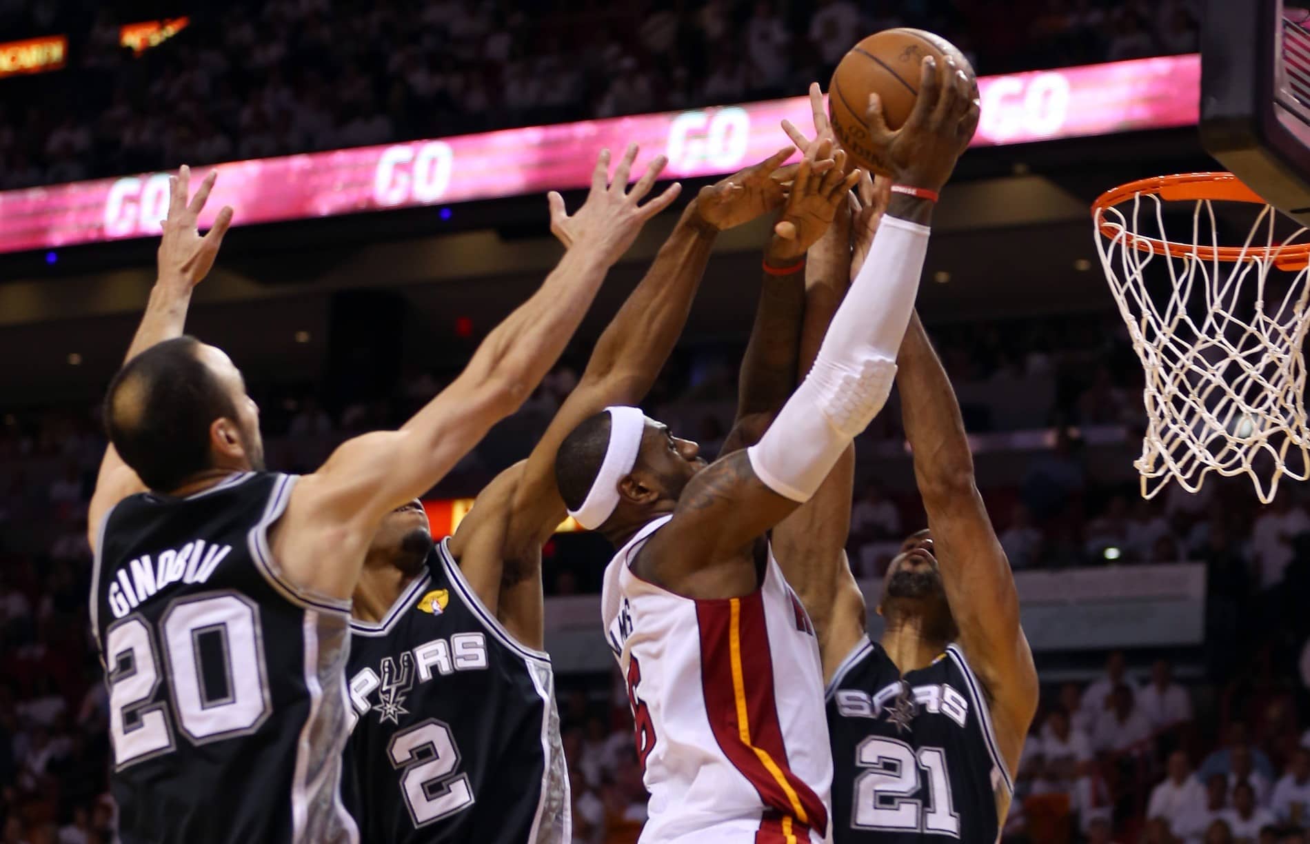 LeBron James Ginobili Duncan Leonard NBA Finals 2013